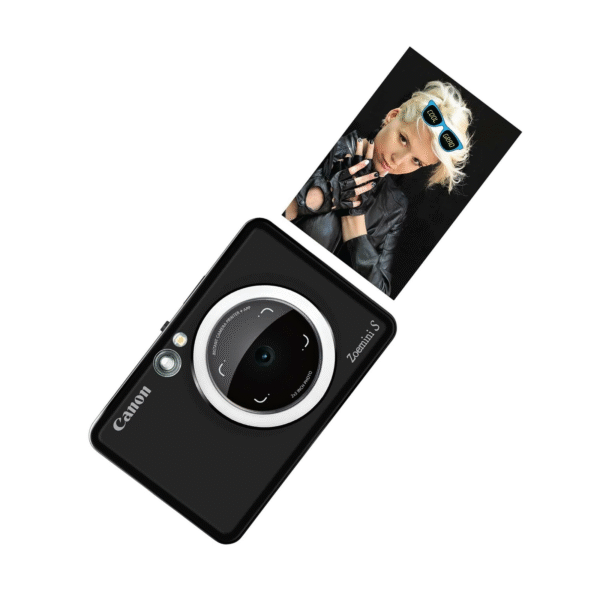 Canon Zoemini-S 8MP Matt Black Instant Camera Colour Photo Printer - Image 3