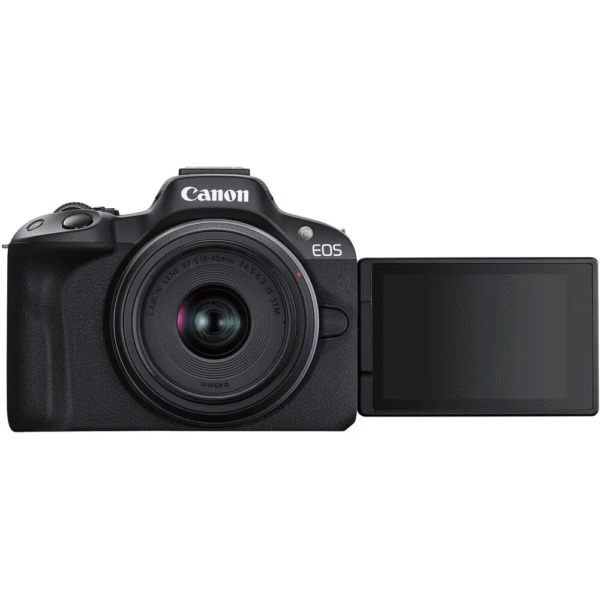 Canon EOS R50 Mirrorless Camera with 18-45mm Lens (Black) - Image 3