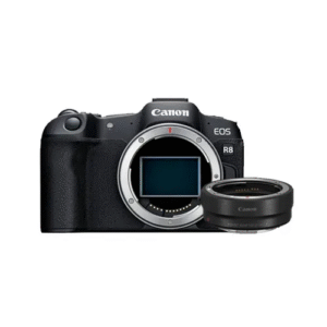 Canon EOS R8 Mirrorless Camera with Adapter