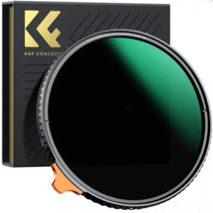 K&F Concept 82mm Black Mist 1/4 + ND8-128 Variable ND 2 in 1 Filter with Double-sided 28-layer Anti-reflection Green Film and Lever Nano-Xcel Series (KF01.2033)