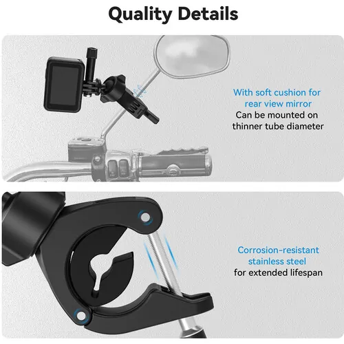 TELESIN Bike Handlebar Clamp Mount TE-HBM-004 - Image 4