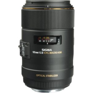 Sigma 105mm F/2.8 EX DG OS HSM Macro Lens For Canon EF